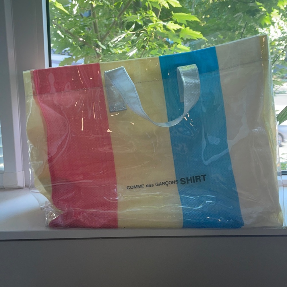 Comme des garcons shirt tote bag